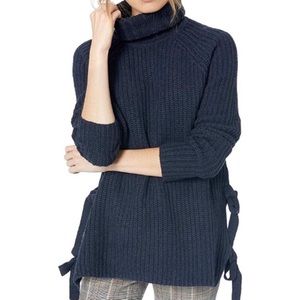 UGG TURTLE NECK NAVY BLUE WARM KNITED STYLE SWEATER TOP